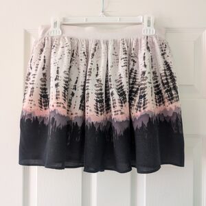 Elegant Black and Pink Ombre Skirt